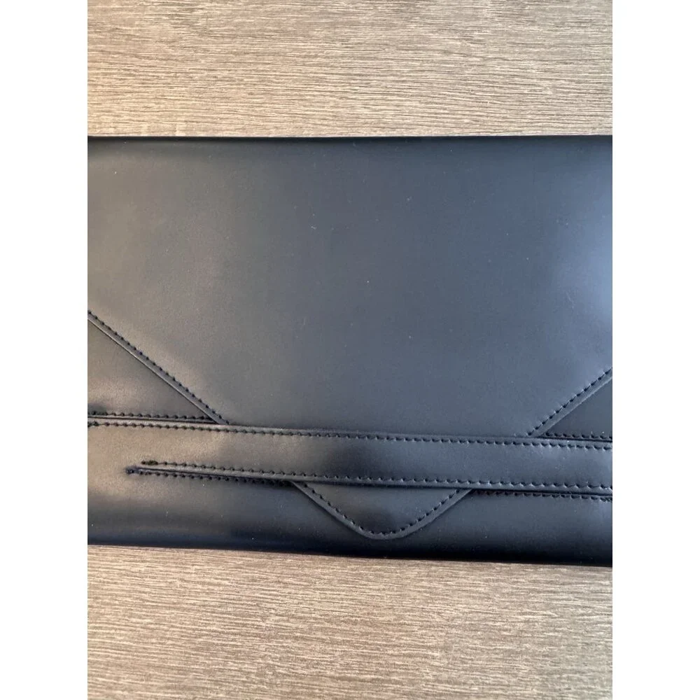 Vittoria Napoli Italian Leather Envelope Clutch Purse Made In Italy MINT - Picture 2 of 12